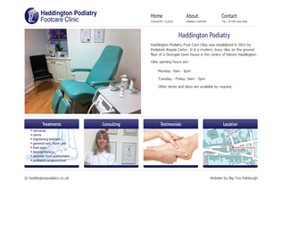 haddington podiatry website