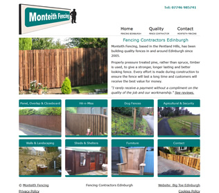 montieth fencing website