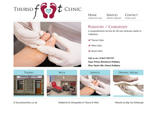 thurso foot clinic website